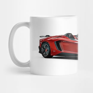 Aventador J Cartoon Mug